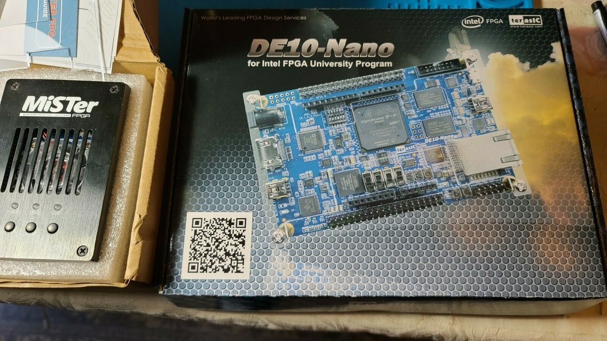 MiSTer FPGA Terasic DE10 Nano + 256GB SD preloaded + Case + 128MB