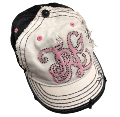 ❤️TRUE RELIGION Vintage Y2K Distressed Rhinestone Bling Baseball