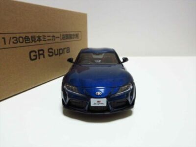 Toyota New Supra GR Supra model Minicar Deep Blue Metallic 1/30