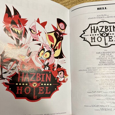 Hazbin Hotel Season 1 Official Promo PLAYBILL Exclusive Play Book