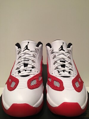 New Air Jordan XI 11 Retro Low IE White Gym Red Black Size 7.5