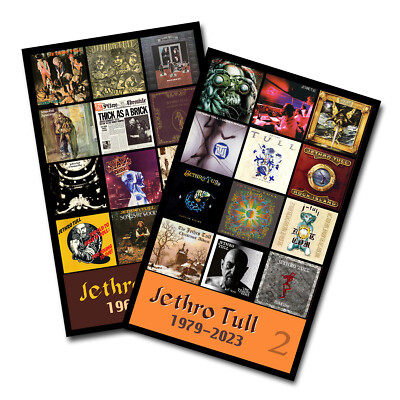 JETHRO TULL twin pack album cover discography magnet set (3.75
