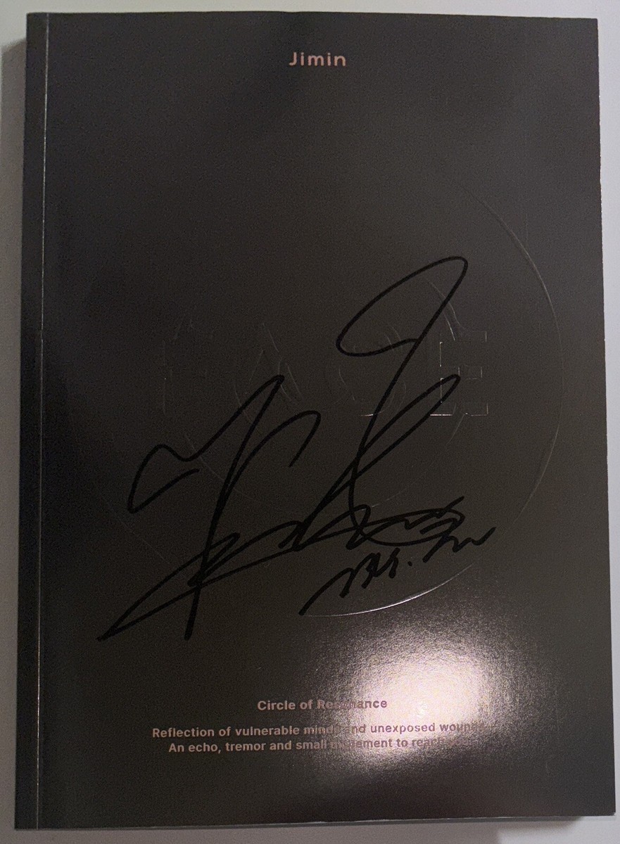 BTS JIMIN FACE Autographed Signed Album | eBay