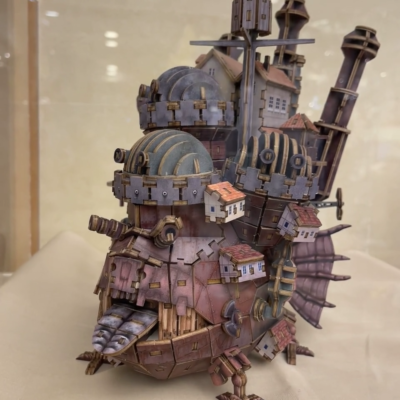 Studio Ghibli Howl's Moving Castle 3D Wooden Puzzle Kit ki-gu-mi