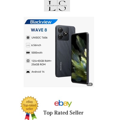 Blackview WAVE 8 4G Smartphone 12GB+256GB 6.56 Inch Android 14