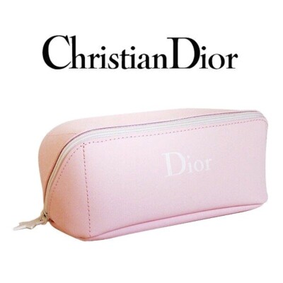 Christian Dior Beauty Pouch Star Pink CD Novelty Limited 7 x 7 x