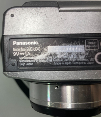 Panasonic LUMIX DMC-LC40 3.9MP Digital Camera Silver Leica 21mm