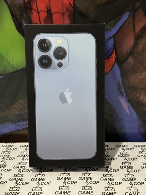 iPhone 13 Pro box Sierra Blue 256GB BOX & Sim Ejector ONLY | eBay