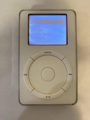 Apple iPod classic 2nd Generation White (20 GB) Works Great