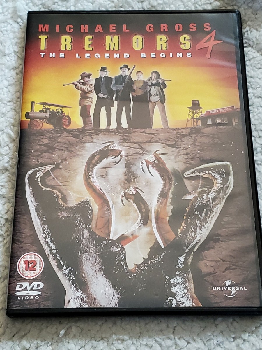 TREMORS 1-4 ☆ 4 Disc DVD Set ☆ Kevin Bacon▪︎Reba McEntire