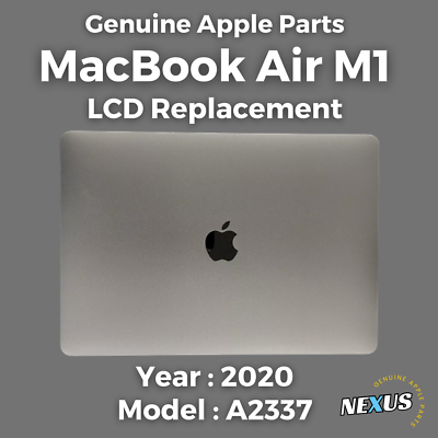 Apple MacBook Air 13” M1 2020 A2337 LCD Screen Display Replacement