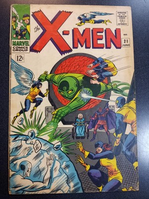 The X-Men #21 (Marvel Comics June 1966) for sale online | eBay
