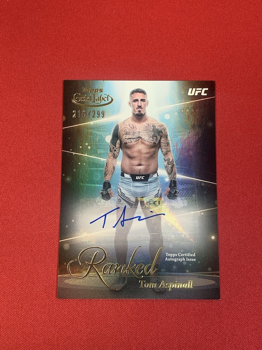 2024 Topps UFC Gold Label Tom Aspinall Ranked Autograph /299 | eBay