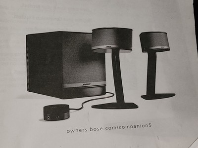 Bose COMPANION 5 コンパニオン 5 ポーズ Bose COMPANION 5