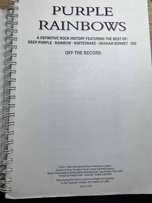 激レア！ディスクガイド！Rainbow / Deep Purple 英語版 Deep Purple