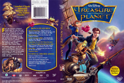 Walt Disney's Treasure Planet DVD Space Pirate Adventure COMPLETE