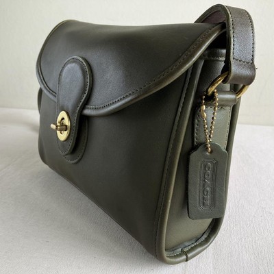 Rare Vintage Coach Devon Bag in Olive Green | eBay