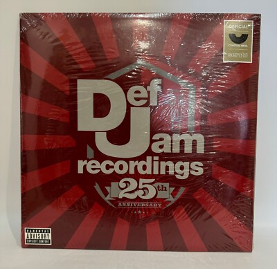 Def Jam 25th Anniversary Serato Control Records Clear Vinyl Very