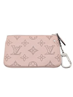 LOUIS VUITTON Mahina Pochette Cles Coin Case Pink Leather Key