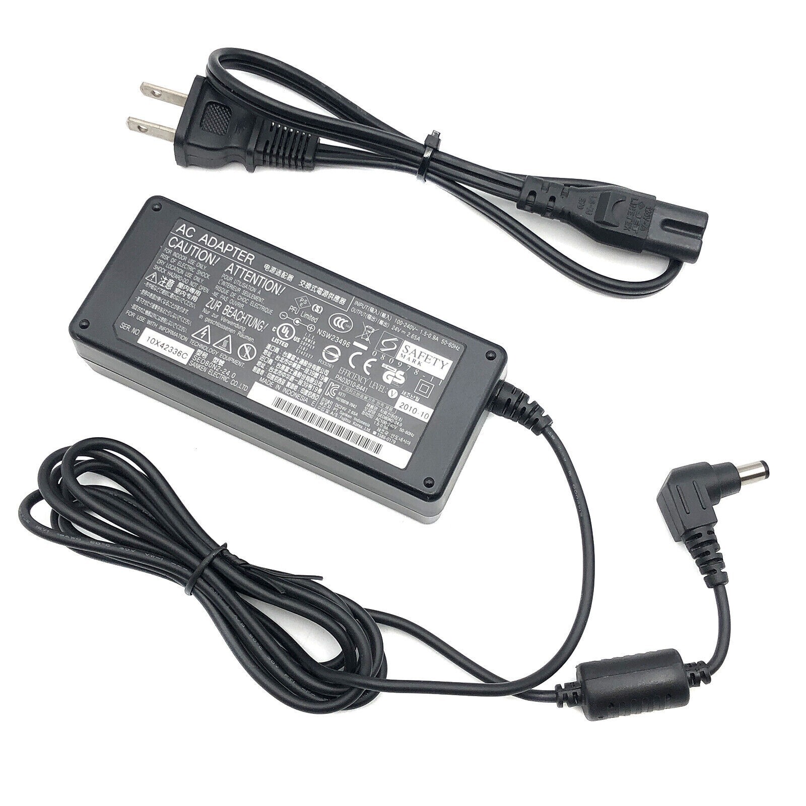 Genuine Fujitsu AC Power Adapter for Fujitsu FI-8170 Desktop