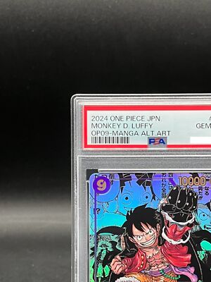 PSA 10 Luffy OP09-119 Manga Alt Art Emperors in the New World ONE