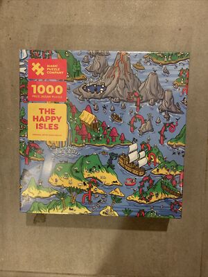 The Magic Puzzle Company The Happy Isles 1000 Piece Jigsaw Puzzle