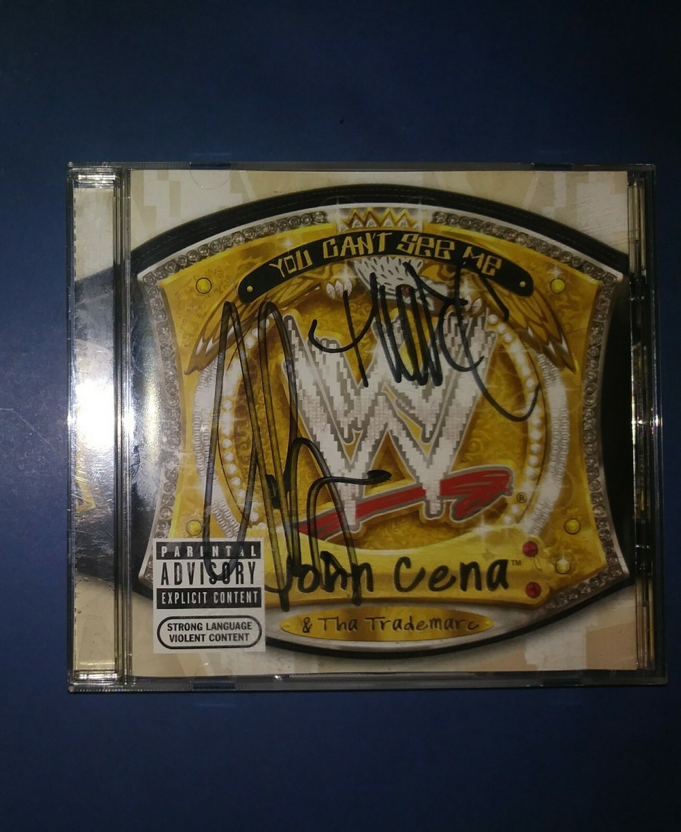 John Cena & Tha Trademarc autographed signed CD authentic