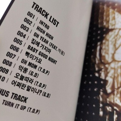 BIGBANG GD&TOP First Album Gold Ver. CD + Photobook K-POP G-Dragon