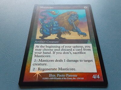 Beautiful Condition Foil Masticore! - Urza's Destiny Magic