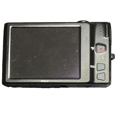 Nikon COOLPIX S6100 Black digital camera W/Battery, Charger | eBay