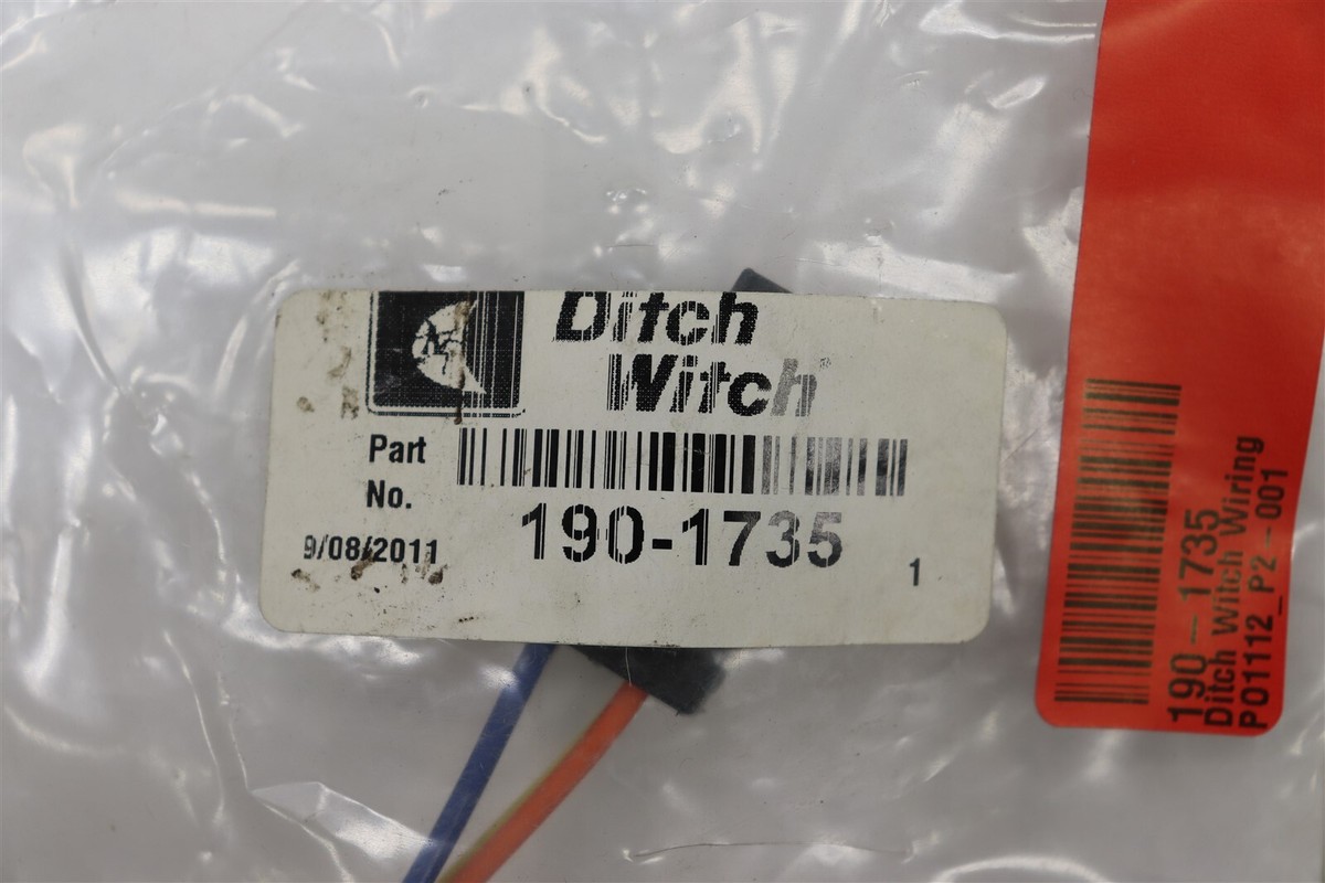 NEW OEM Ditch Witch Plunger Switch & Wiring Kit 190-1735 | eBay