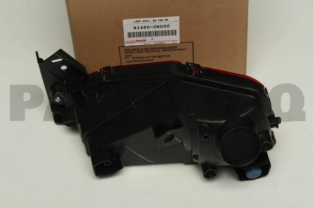 814800K050 Genuine Toyota LAMP ASSY, RR FOG, R 81480-0K050 | eBay