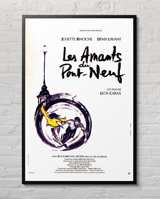 Movie Poster The Lovers on the Bridge Les Amants du Pont-Neuf
