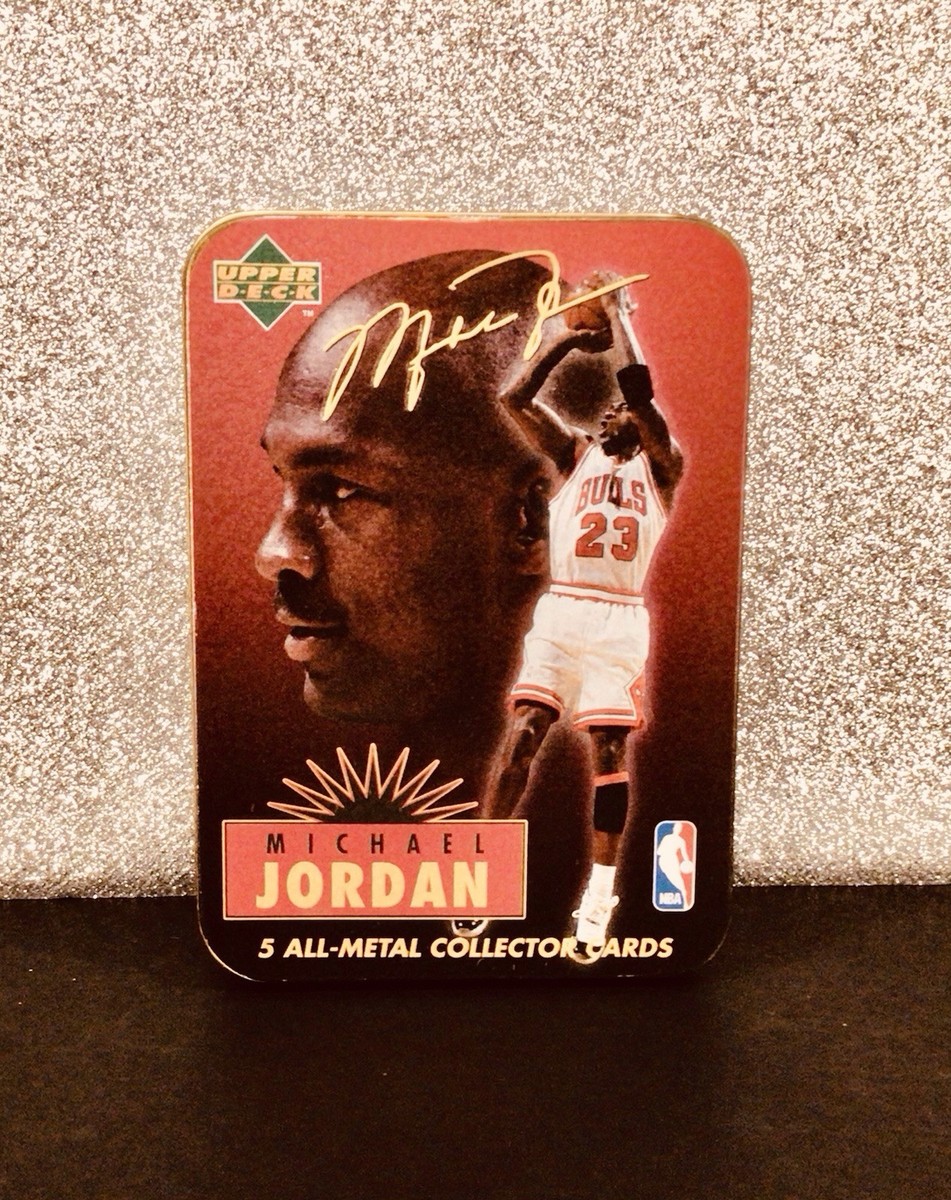 MICHAEL JORDON 1996 AVON EXCLUSIVE UPPER DECK METAL 5 CARD