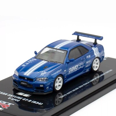 1/64 Nissan Skyline GT-R R34 V SPEC TOKYO AUTO SALON KUALA LUMPUR
