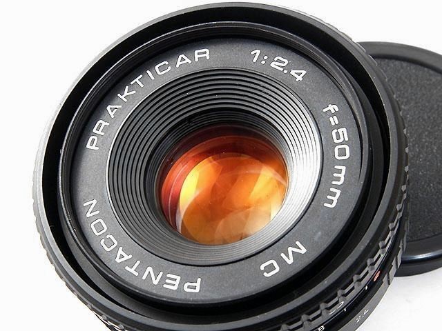 Pentacon Prakticar 50mm F2.4 MC MF Standard Prime Lens for