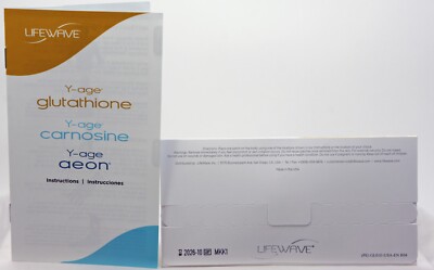 LifeWave Y-age Glutathione Phototherapy Patches, 30 Patches - Exp