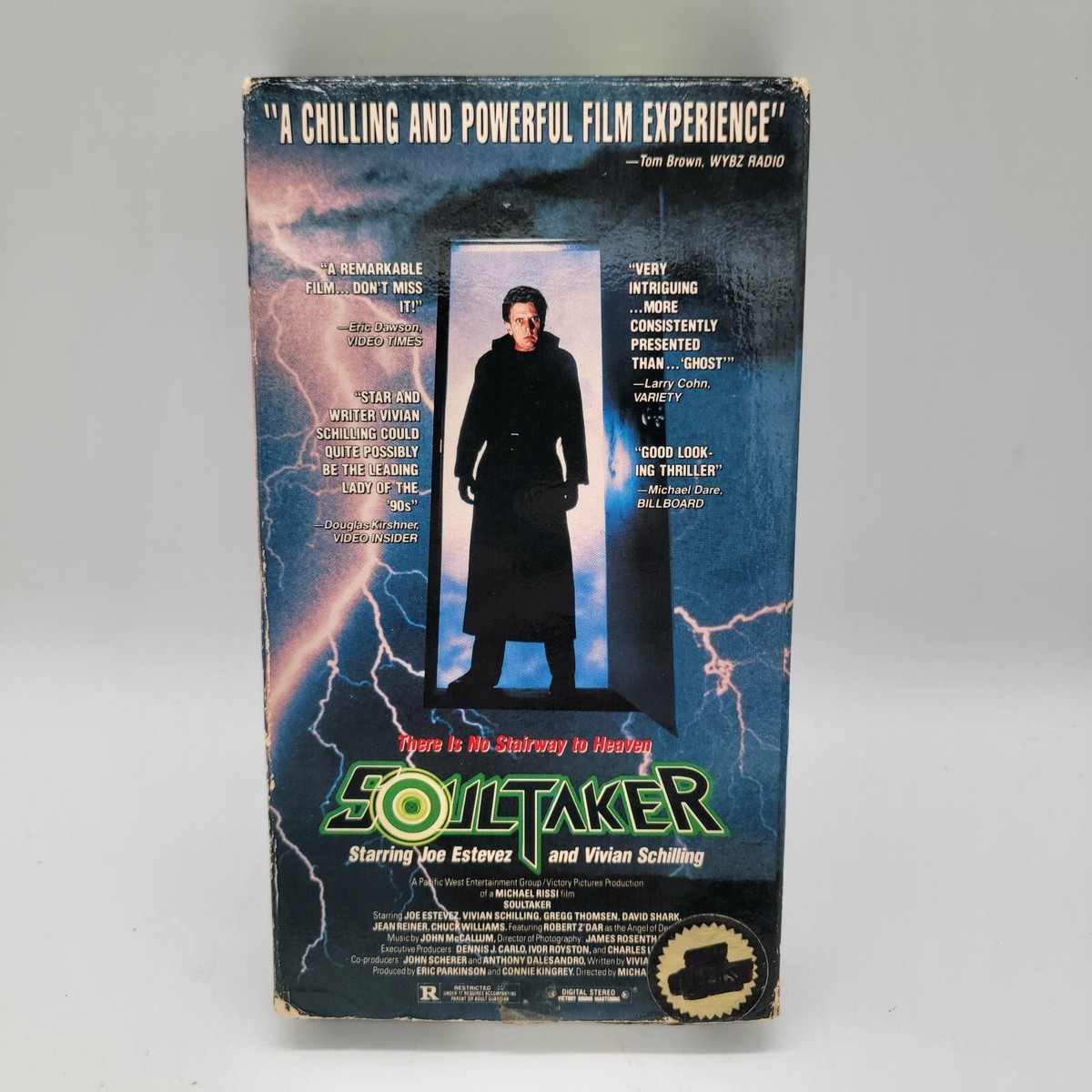 Soultaker 1990 VHS Tape Horror Movie Video Reeves Video Belvedere