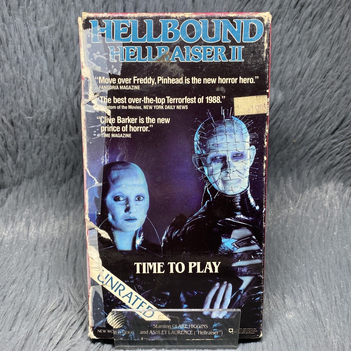 Hellbound: Hellraiser II 2 Time To Play VHS 1989 Unrated Horror