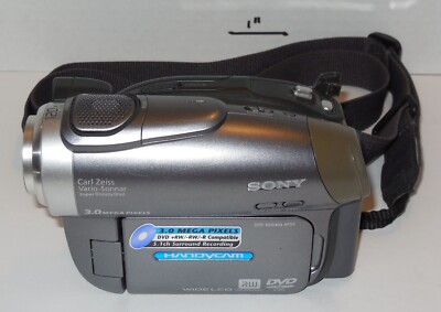 Sony Handycam DCR-DVD403 Mini DVD Camcorder Video Camera Gray Carl