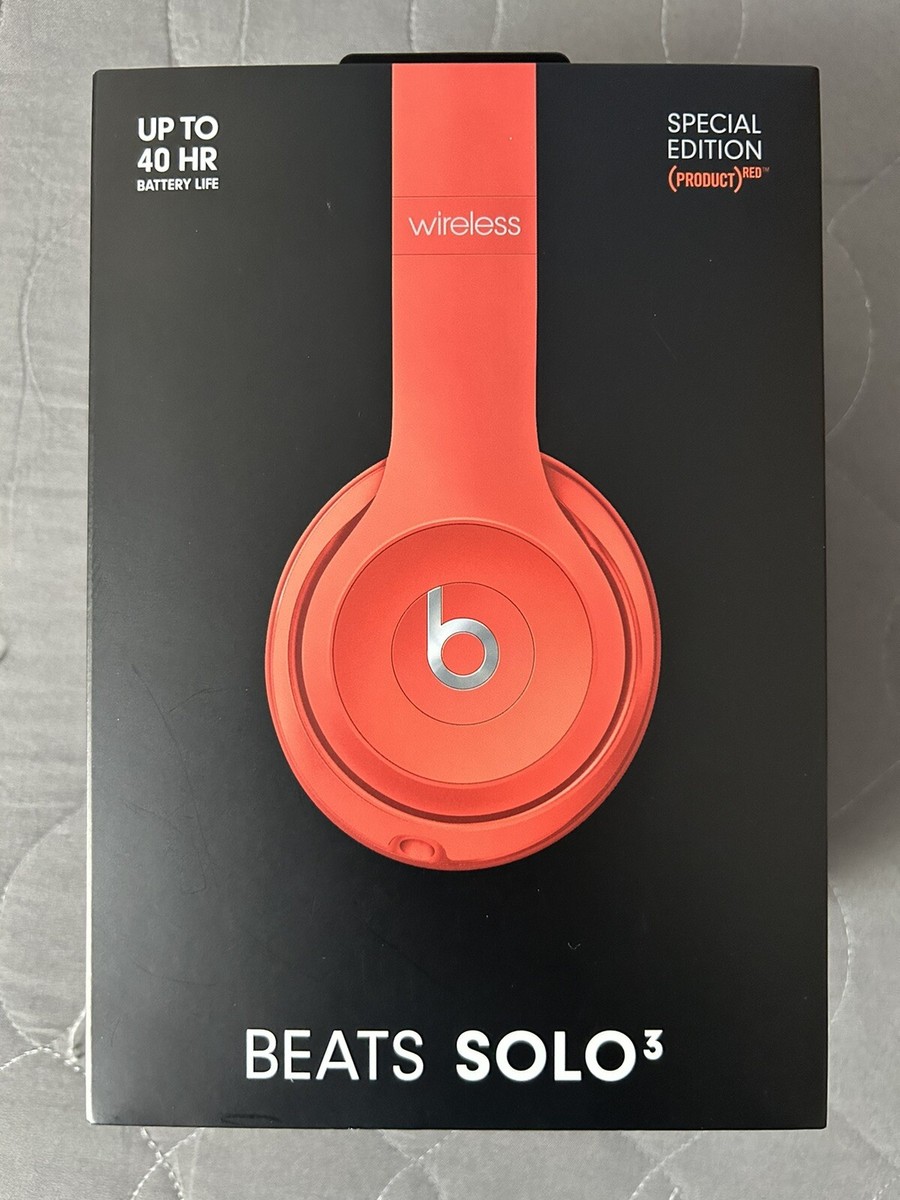 Beats Solo3 On-Ear Headphones (PRODUCT)RED | eBay