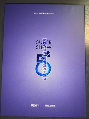 Super Junior Live Album World Tour Super Show 5 & 6 CD Set 4 Disc