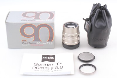 Unused in Box] Contax Carl Zeiss Sonnar T* 90mm f2.8 Lens for G1