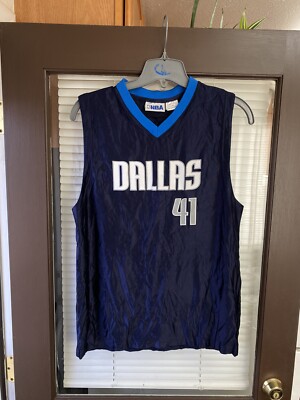 Vintage Dirk Nowitzki #41 Dallas Mavericks NBA Basketball Jersey