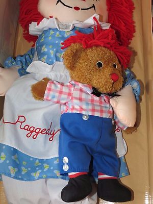 New In Box Dakin Raggedy Ann & Raggedy Bear 85th Anniversary