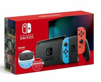 🔥 Nintendo Switch Console+Fortnite/Mario Kart 8/Monster Hunter