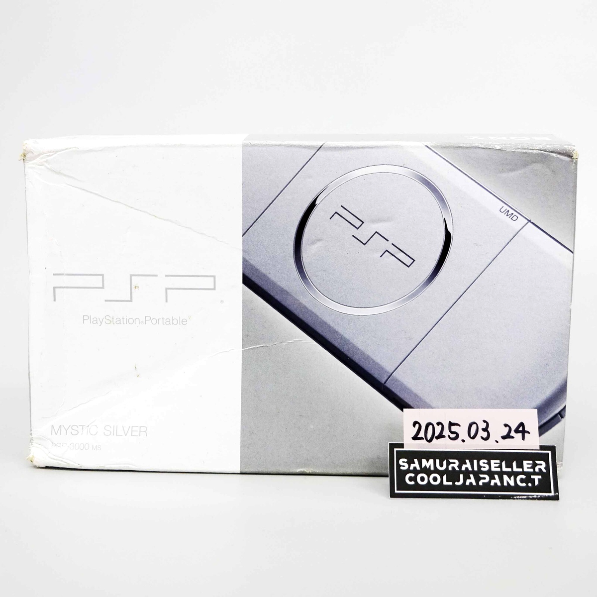 Sony PSP-3000 Portable Mystic Silver Handheld System for sale