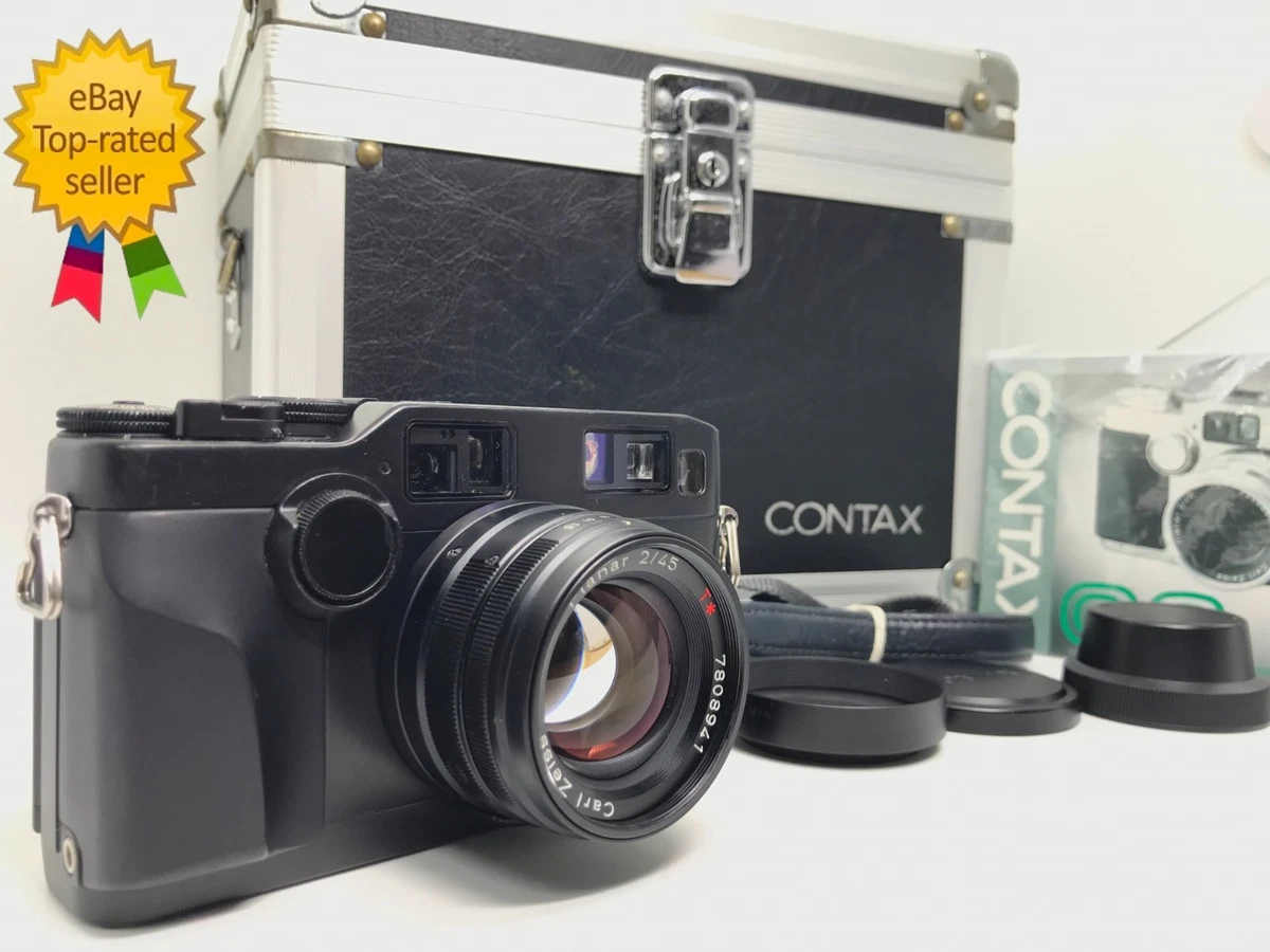 N MINT w/ Case】Contax G2 Black Film Camera Planar 45mm f/2 T