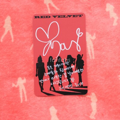 Red Velvet - The Perfect Red Velvet BAD BOY Kihno Photocard SEULGI