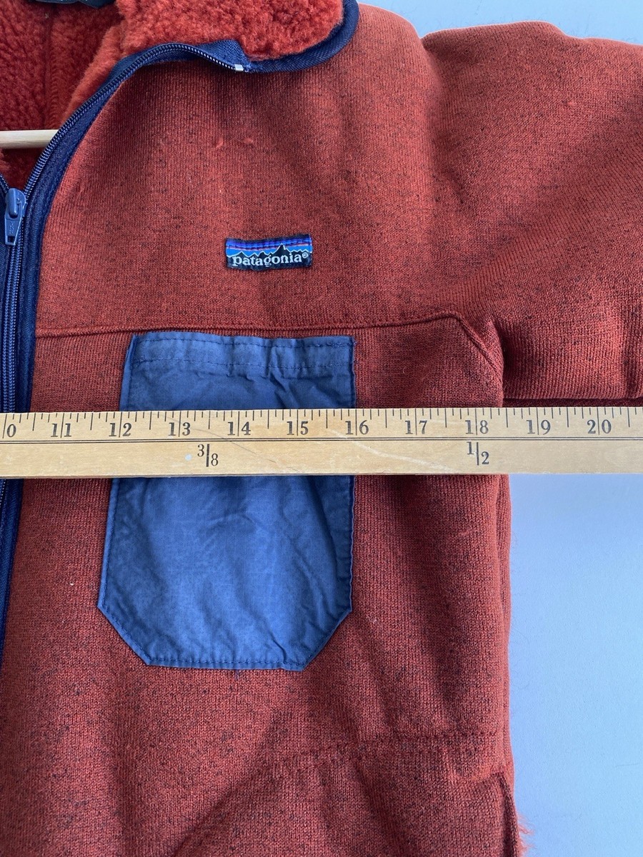 Rare Vintage 80s Patagonia S Reverse Pile Cardigan Jacket | eBay